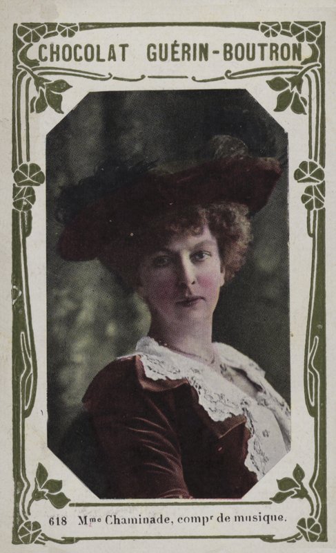 Madame Chaminade, compositeur de musique - French School
