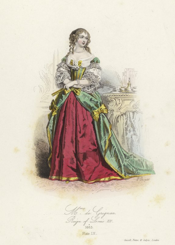 Madame de Grignan, aristocrate française du temps de Louis XIV - French School