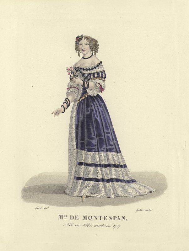 Madame de Montespan, maîtresse du roi Louis XIV de France - French School