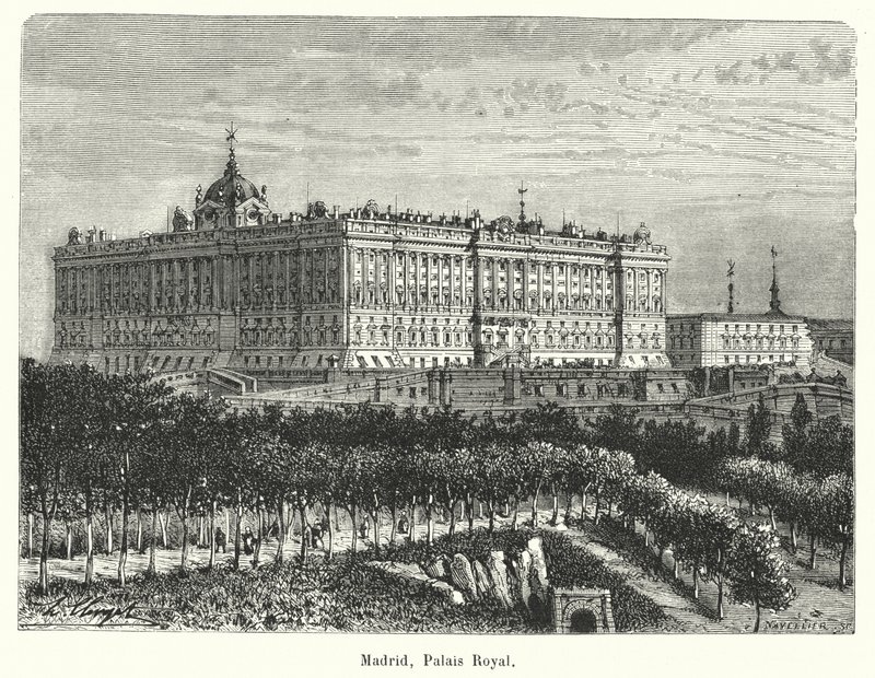 Madrid, Palais Royal - French School