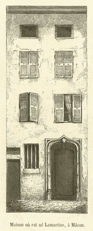Maison où est né Lamartine, à Mâcon - French School