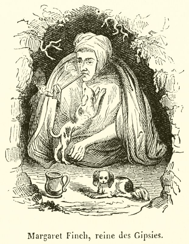 Margaret Finch, reine des Gitans - French School