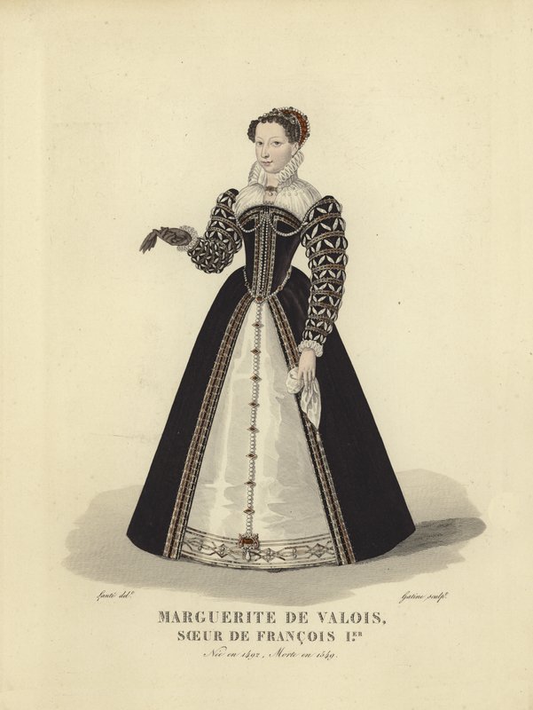 Marguerite de Navarre, sœur du roi François Ier de France - French School