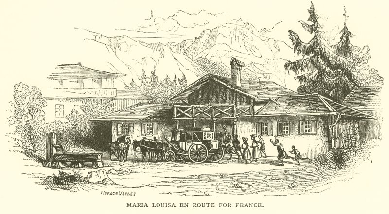 Maria Louisa en route pour la France - French School