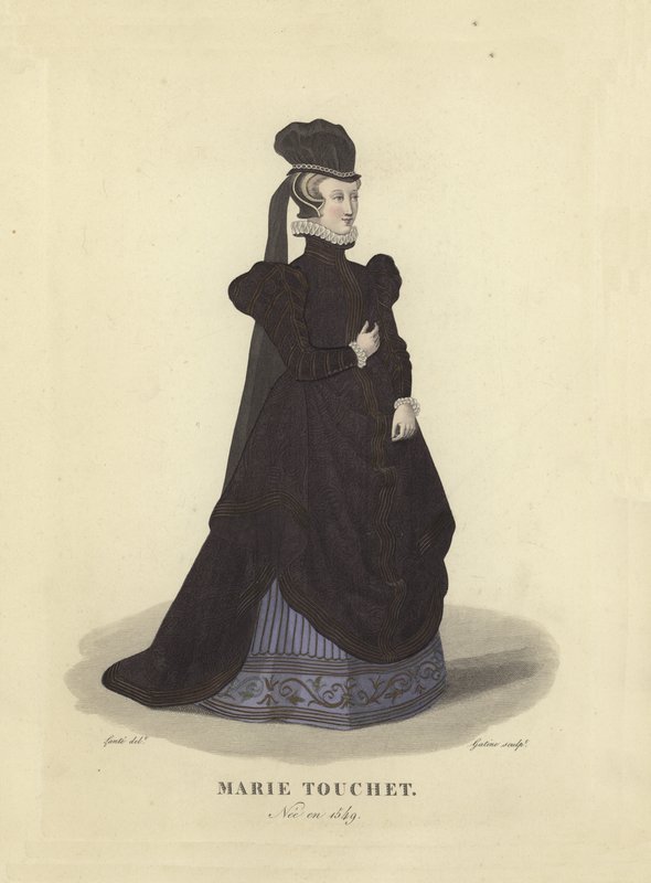 Marie Touchet, maîtresse du roi Charles IX de France - French School