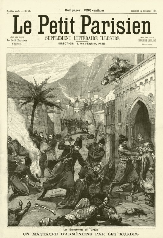 Massacre des Arméniens par les Kurdes en Turquie - French School
