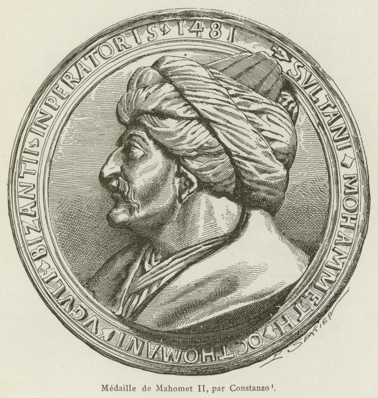 Medaille de Mahomet II, par Constanzo - French School