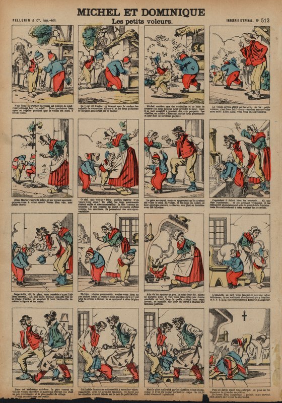 Michel et Dominique, les petits voleurs - French School