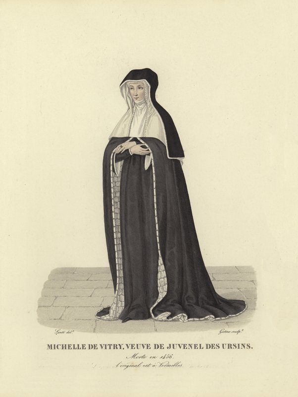 Michelle de Vitry, veuve de Jean Juvenel des Ursins - French School
