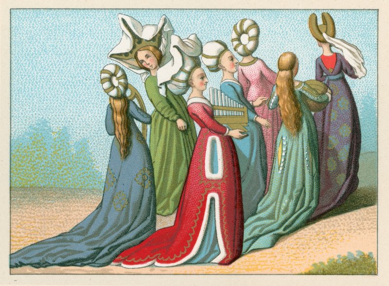 Costume du Moyen Âge - French School