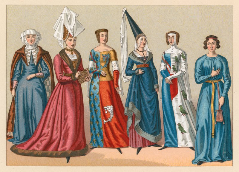 Costume du Moyen Âge - French School