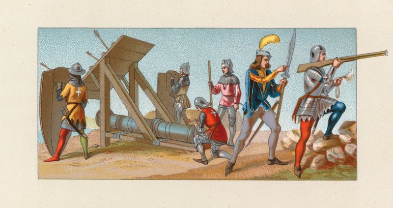 Costume du Moyen Âge - French School