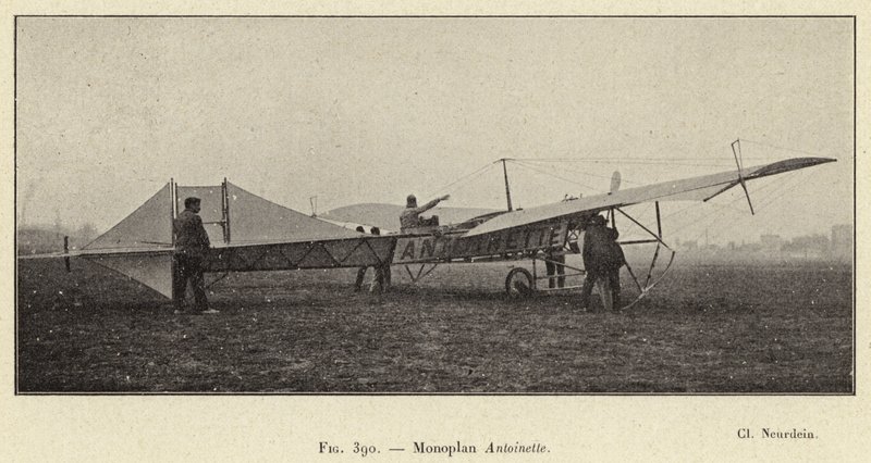 Monoplan Antoinette - French School