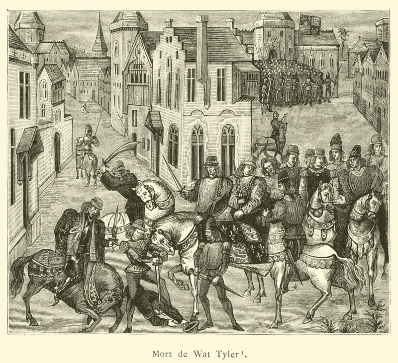 Mort de Wat Tyler - French School