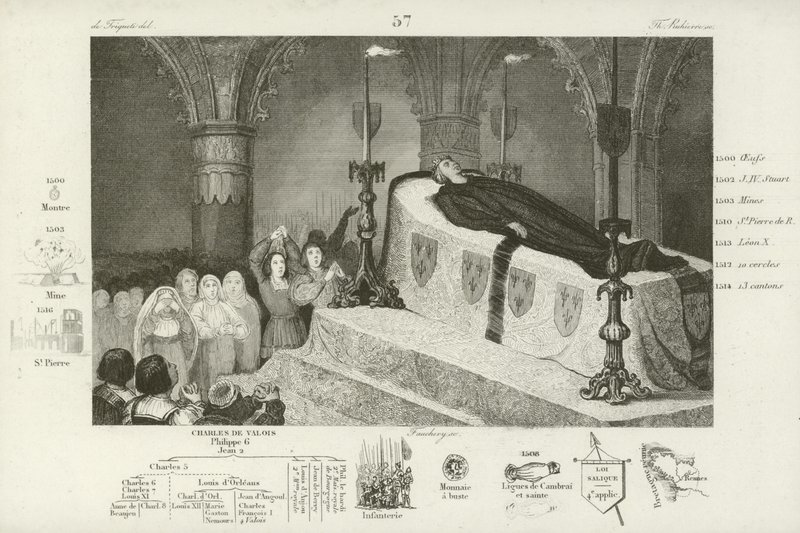Deuil de la mort de Louis XII de France, 1515 - French School