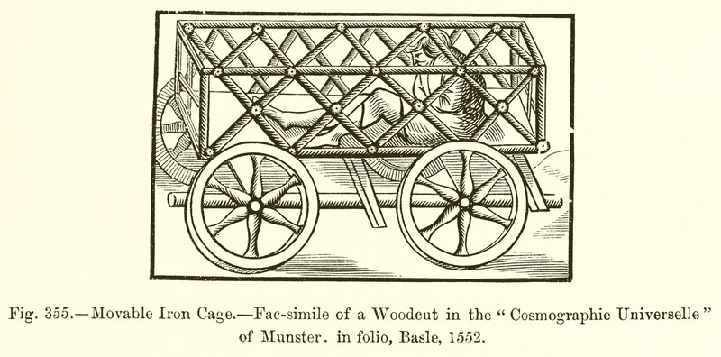 Cage de fer mobile - French School