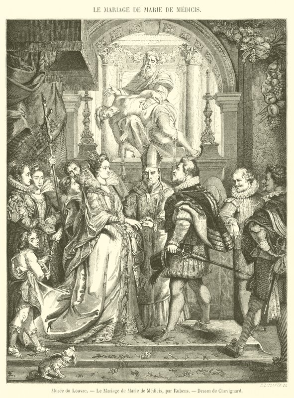 Musée du Louvre, Le Mariage de Marie de Médicis - French School