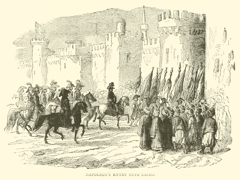 Entrée de Napoléon au Caire - French School