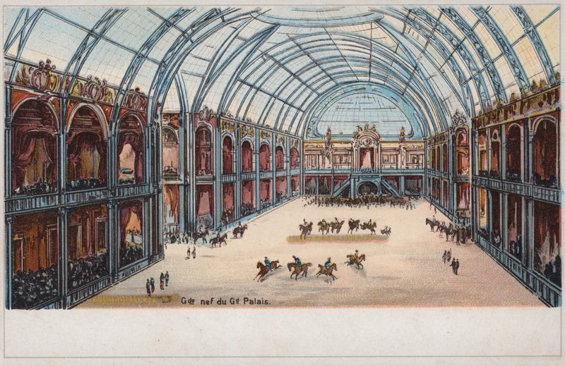 Nef du Grand Palais, Exposition Universelle, Paris - French School