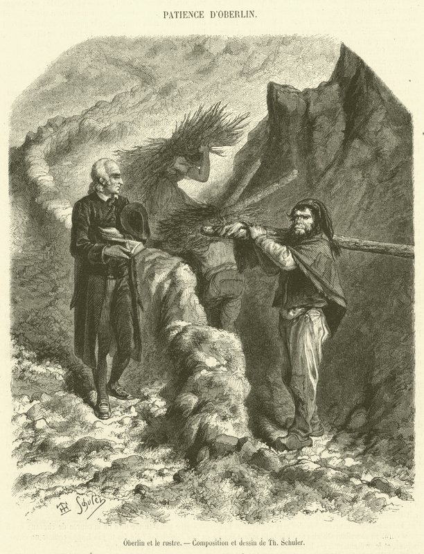 Oberlin et le rustre - French School