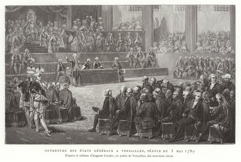 Ouverture des États généraux, Versailles, 5 mai 1789 - French School