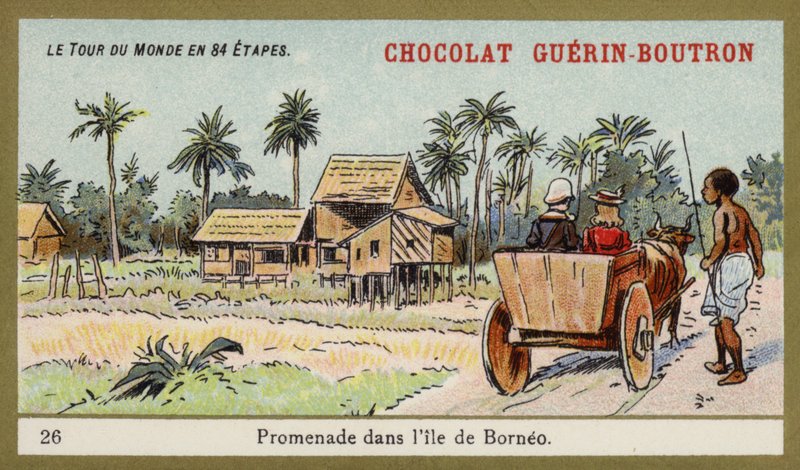 Balade en charrette à bœufs sur l