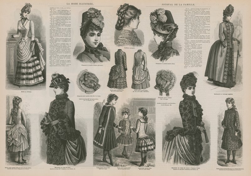 Page de La Mode Illustrée - French School