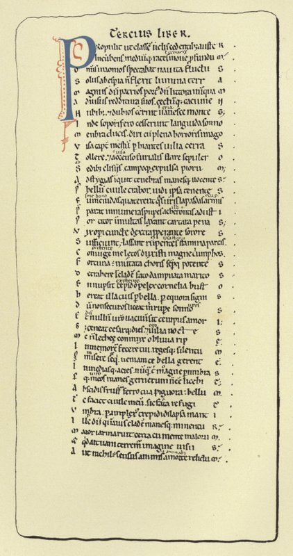 Page de la Pharsale de Lucain - French School