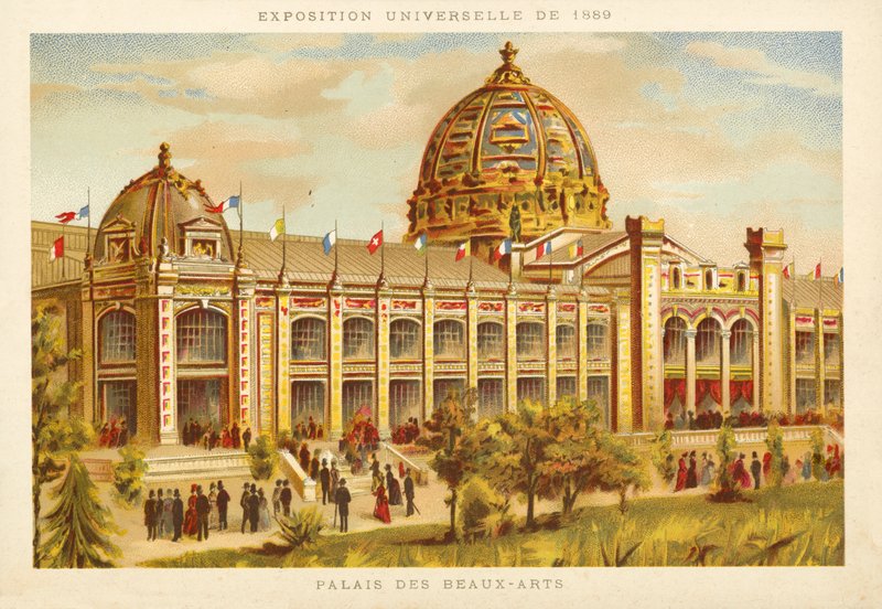 Palais des Beaux-Arts, Exposition Universelle 1889, Paris - French School