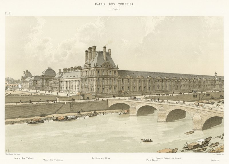 Palais des Tuileries, 1690 - French School