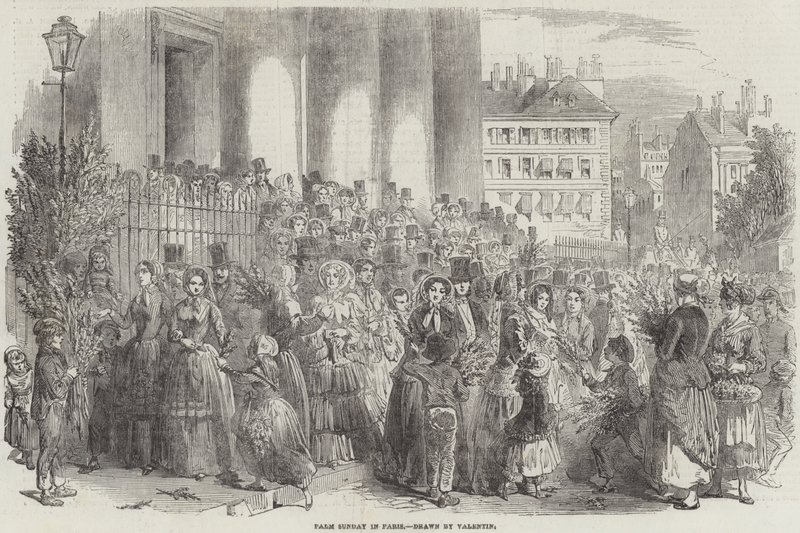Dimanche des Rameaux à Paris - French School