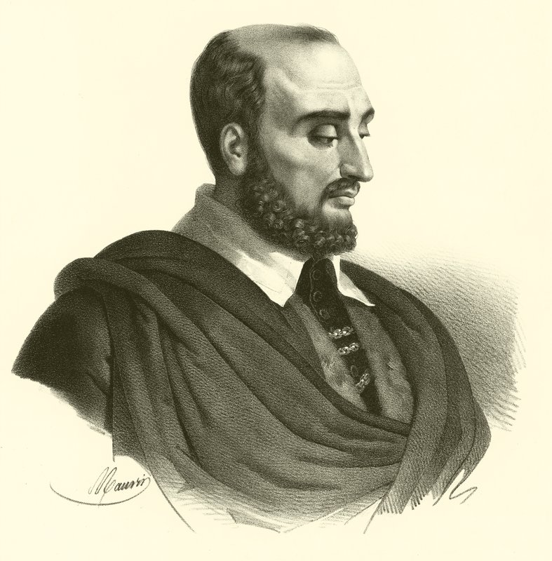 Portrait de Paolo Caliari, connu sous le nom de Paolo Véronèse (gravure) - French School