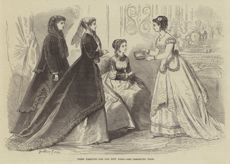 Modes parisiennes pour le Nouvel An - French School