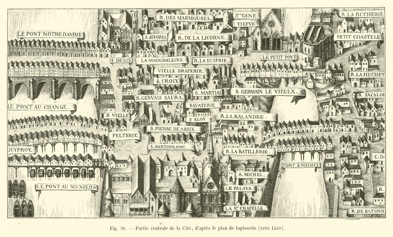 Partie centrale de la Cité, d