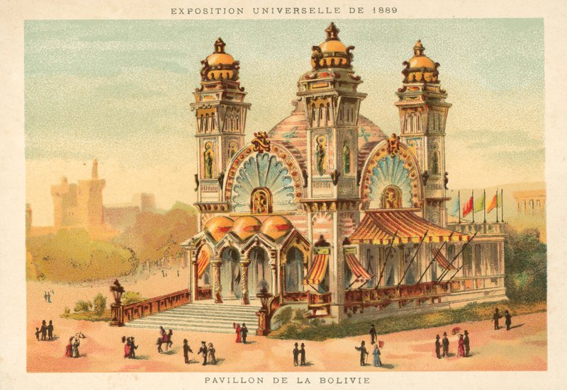 Pavillon de la Bolivie, Exposition Universelle 1889, Paris - French School