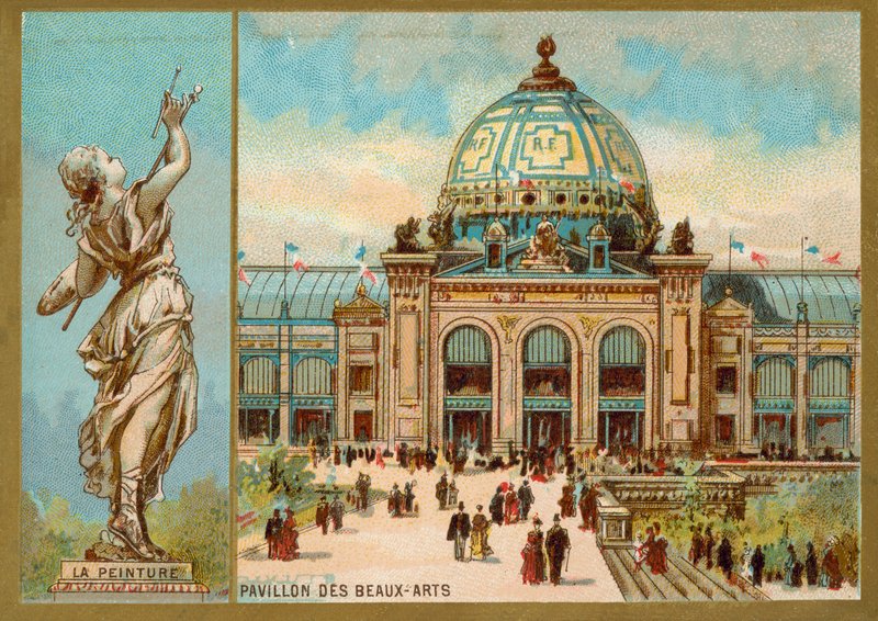 Pavillon des Beaux-Arts, Exposition Universelle, Paris - French School