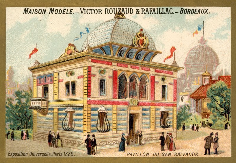 Pavillon de San Salvador, Exposition Universelle, Paris - French School