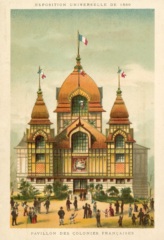 Pavillon des Colonies françaises, Exposition Universelle 1889, Paris - French School