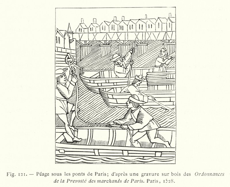 Péage sous les ponts de Paris (d