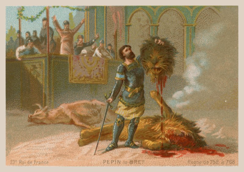 Pépin le Bref, roi de France (règne de 752 à 768) - French School