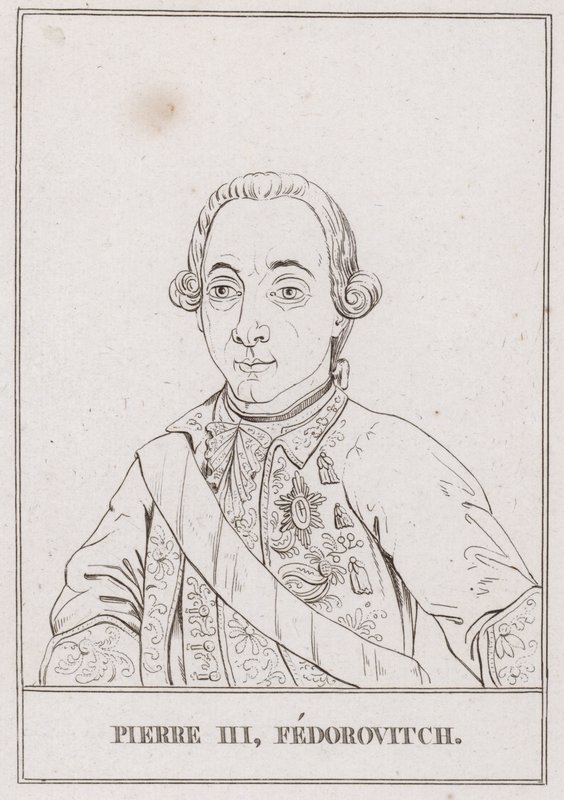 Pierre III, tsar de Russie (gravure) - French School