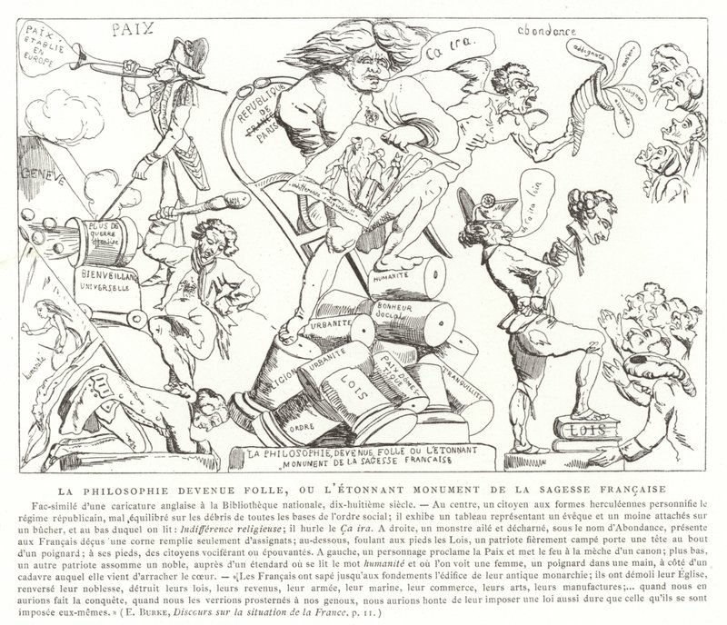 La Philosophie devenue folle, ou le Monument étonnant de la sagesse française - French School