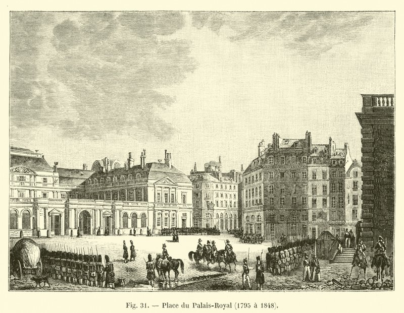 Place du Palais-Royal, 1795 à 1848 - French School