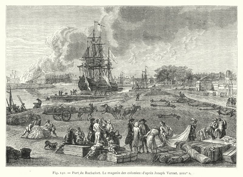 Port de Rochefort, Le magasin des colonies (d