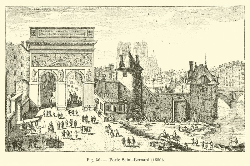 Porte Saint-Bernard, 1680 - French School