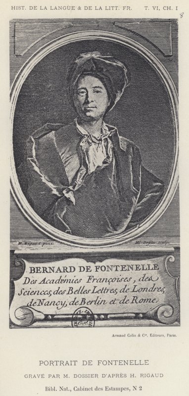 Portrait de Fontenelle - French School