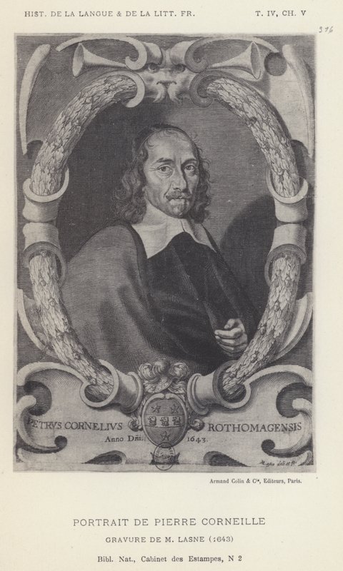 Portrait de Pierre Corneille - French School