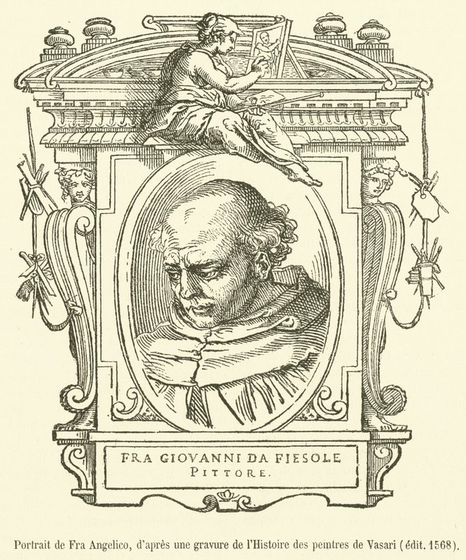 Portrait de Fra Angelico - French School