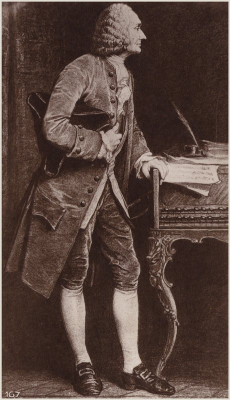 Portrait de Jean-Philippe Rameau - French School