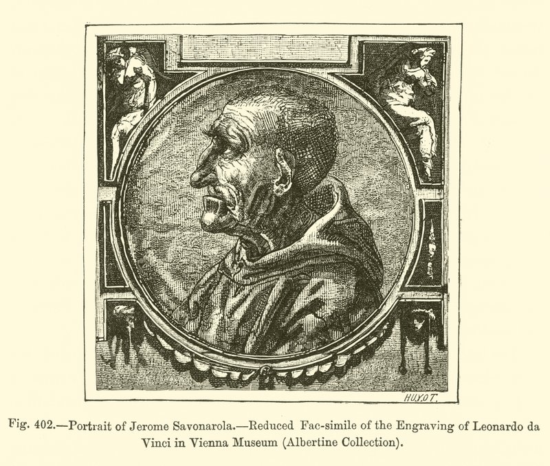 Portrait de Jérôme Savonarole - French School